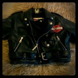 Harley Davidson faux leather Kids Jacket